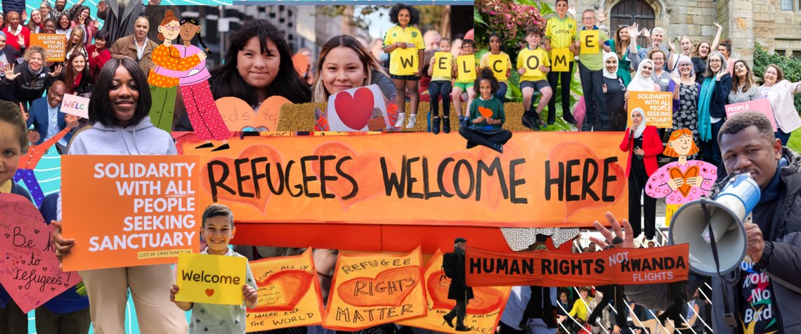 Refugees welcome, indeed. Foto: School of Sanctuary Refugees welcome, indeed. Foto: School of Sanctuary