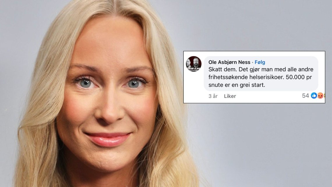 Poddvärden Ole Asbjørn Ness föreslog att man skulle beskatta de som inte får vaccinet. Documentjournalisten Lise Sørensen fick två år av sitt liv förstört eftersom hon tog två doser. Foto: Kjell Arne Fjørtoft Poddvärden Ole Asbjørn Ness föreslog att man skulle beskatta de som inte får vaccinet. Documentjournalisten Lise Sørensen fick två år av sitt liv förstört eftersom hon tog två doser. Foto: Kjell Arne Fjørtoft