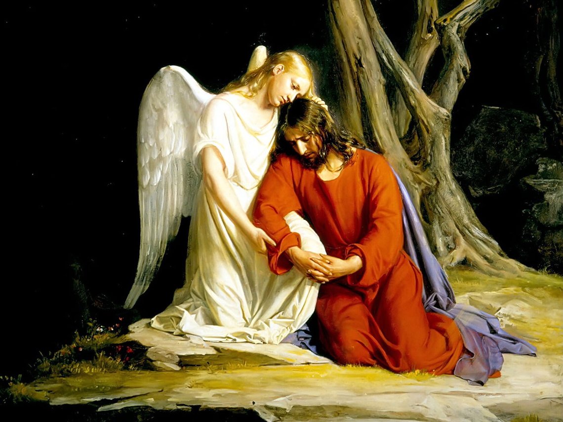 Carl Heinrich Bloch (1834–1890), "Kristus i Getsemane", Det Nationalhistoriske Museum på Frederiksborg Slot, Hillerød. Carl Heinrich Bloch (1834–1890), "Kristus i Getsemane", Det Nationalhistoriske Museum på Frederiksborg Slot, Hillerød.
