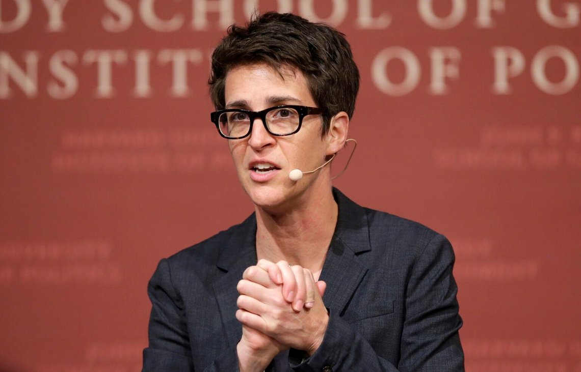 FILE - MSNBC television anchor Rachel Maddow, host of the Rachel Maddow Show, moderates the "Perspectives on National Security" panel on Oct. 16, 2017, in Cambridge, Mass. Foto: Steven Senne/AP Photo FILE - MSNBC television anchor Rachel Maddow, host of the Rachel Maddow Show, moderates the "Perspectives on National Security" panel on Oct. 16, 2017, in Cambridge, Mass. Foto: Steven Senne/AP Photo
