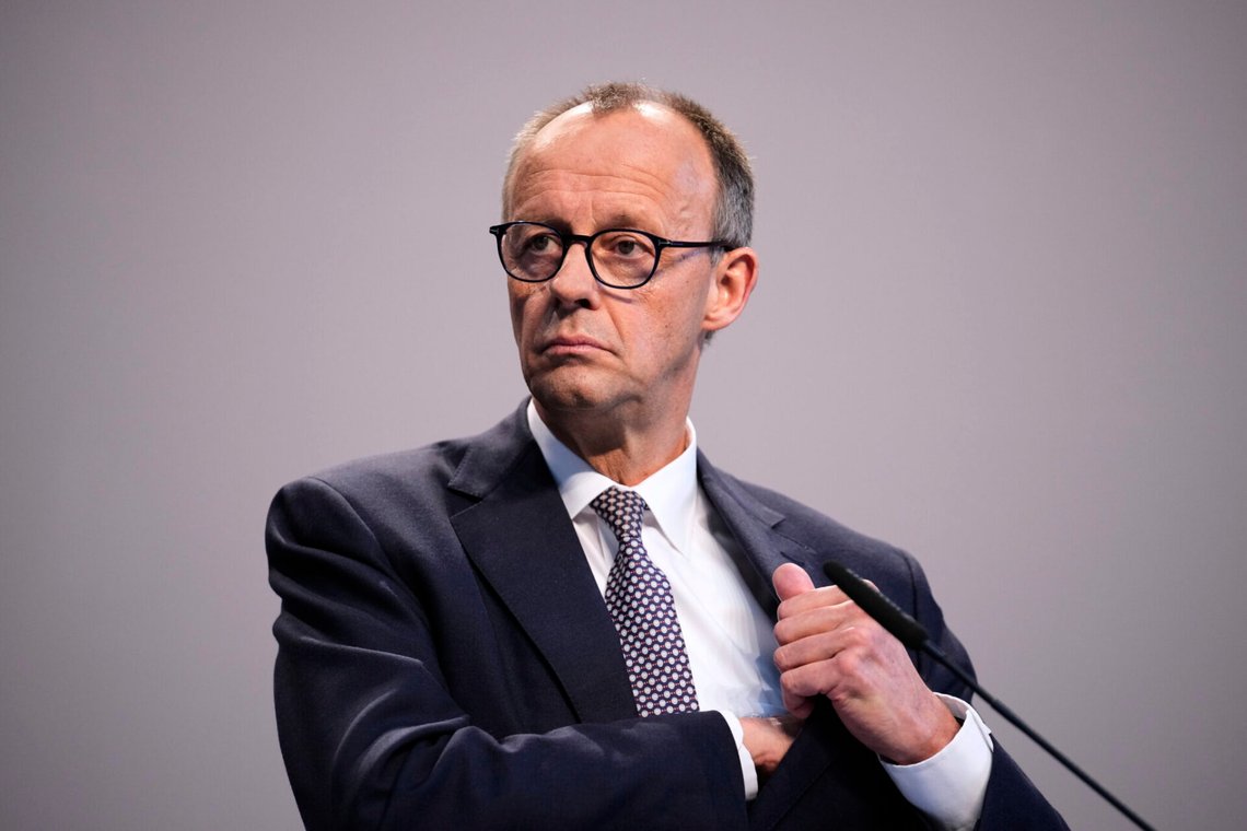 Friedrich Merz. Foto: Ebrahim Noroozi / AP / NTB. Friedrich Merz. Foto: Ebrahim Noroozi / AP / NTB.