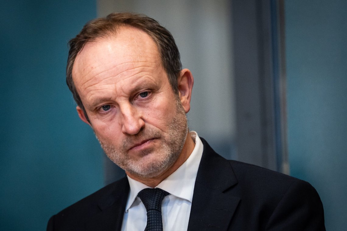 Martin Lidegaard (Radikale Venstre) under en presskonferens i det danska försvarsministeriet den 22 januari 2025. Foto: Emil Nicolai Helms / Scanpix / NTB. Martin Lidegaard (Radikale Venstre) under en presskonferens i det danska försvarsministeriet den 22 januari 2025. Foto: Emil Nicolai Helms / Scanpix / NTB.