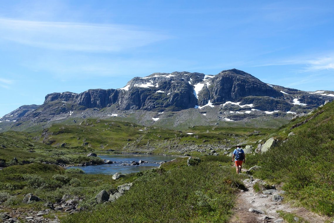 Haukeliseter 20180713. Vandrare i fjällen. Norsk natur. Foto: Marianne Løvland / NTB Haukeliseter 20180713. Vandrare i fjällen. Norsk natur. Foto: Marianne Løvland / NTB