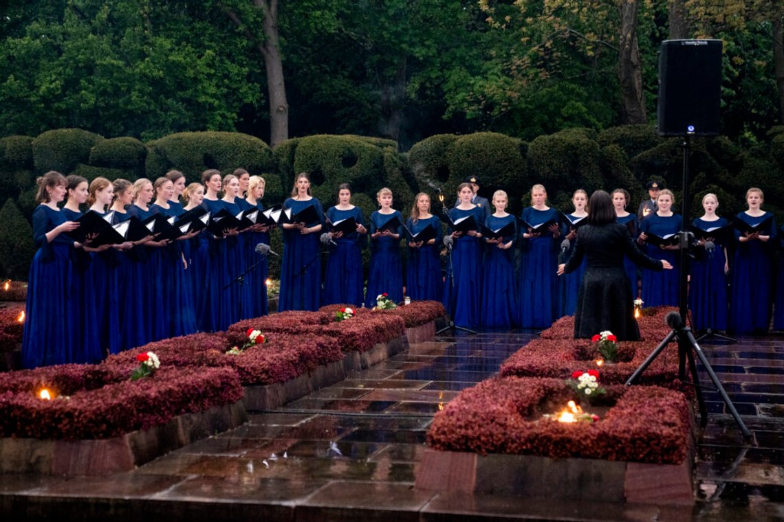 80-årsdagen av Danmarks befrielse uppmärksammas med en minnesstund i minneslunden i Ryvangen den 4 maj 2025. Foto: Ida Marie Odgaard / Ritzau Scanpix / NTB. 80-årsdagen av Danmarks befrielse uppmärksammas med en minnesstund i minneslunden i Ryvangen den 4 maj 2025. Foto: Ida Marie Odgaard / Ritzau Scanpix / NTB.