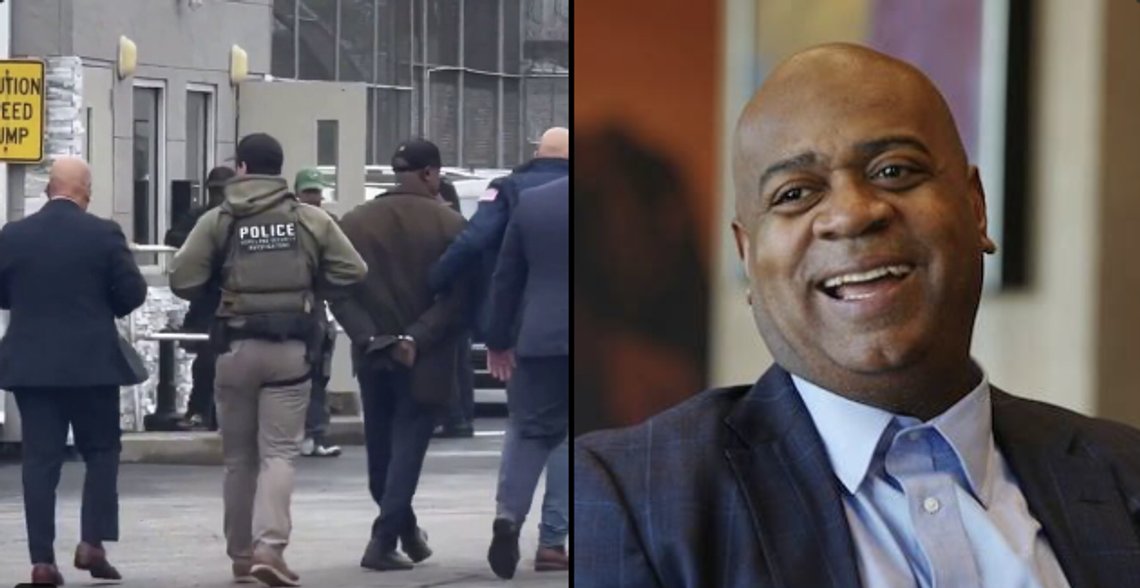 Borgmästaren i Newark, Ras Baraka, arresterades. Nu rapporteras det att han redan har släppts. Foto: X/ Oli London Borgmästaren i Newark, Ras Baraka, arresterades. Nu rapporteras det att han redan har släppts. Foto: X/ Oli London