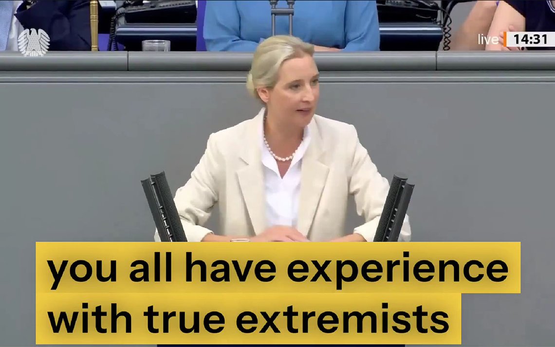 Alice Elisabeth Weidel. Klipp från X-video Alice Elisabeth Weidel. Klipp från X-video