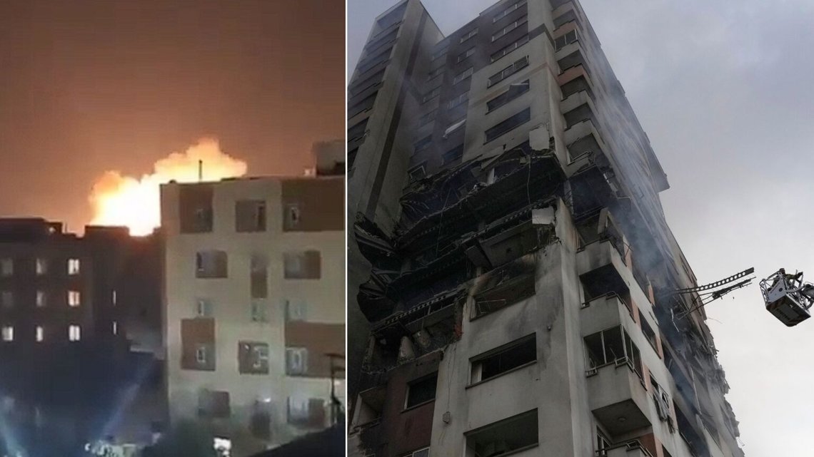 Flera mål har träffats i Iran. Officerare och flera kärnforskare sägs ha dödats. Dessutom bombades kärnreaktorn i Naganz. Foto: Vahid Salemi/AP Photo Flera mål har träffats i Iran. Officerare och flera kärnforskare sägs ha dödats. Dessutom bombades kärnreaktorn i Naganz. Foto: Vahid Salemi/AP Photo