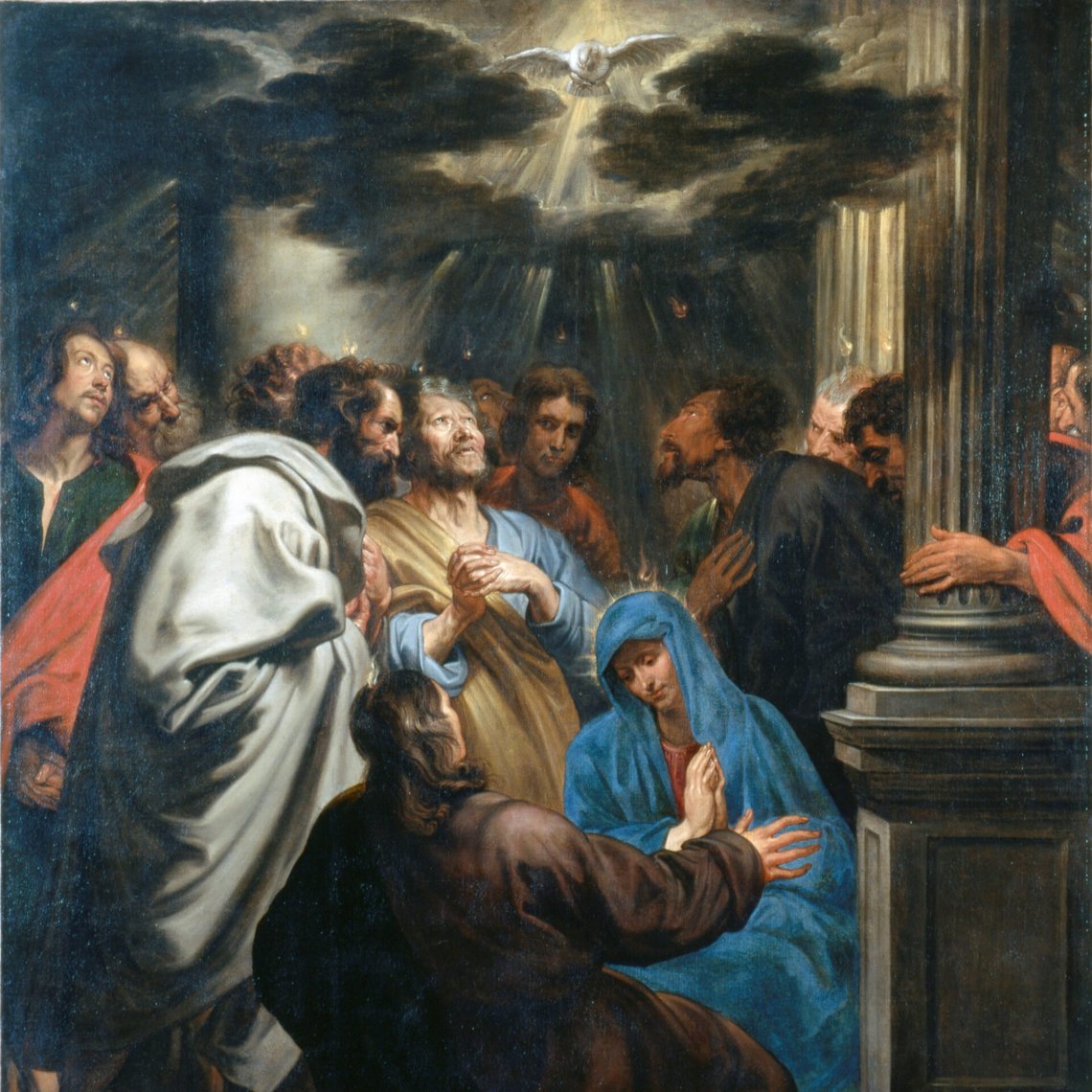 Anthony van Dyck (1599–1641), "Den helige Andes nedstigning", Gemäldegalerie, Berlin. Anthony van Dyck (1599–1641), "Den helige Andes nedstigning", Gemäldegalerie, Berlin.