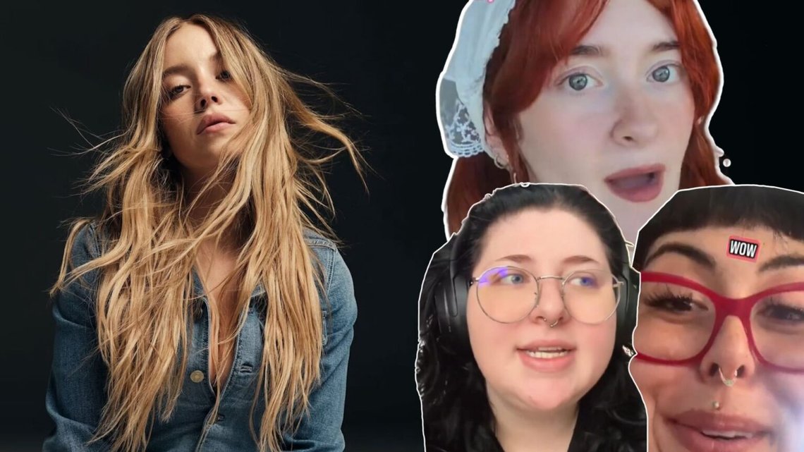 Kvinnor längst till vänster har löpt amok i sina attacker mot Sydney Sweeney och reklamen för American Eagle och kallat det för "eugenik" och "nazistpropaganda". Foto: X Kvinnor längst till vänster har löpt amok i sina attacker mot Sydney Sweeney och reklamen för American Eagle och kallat det för "eugenik" och "nazistpropaganda". Foto: X