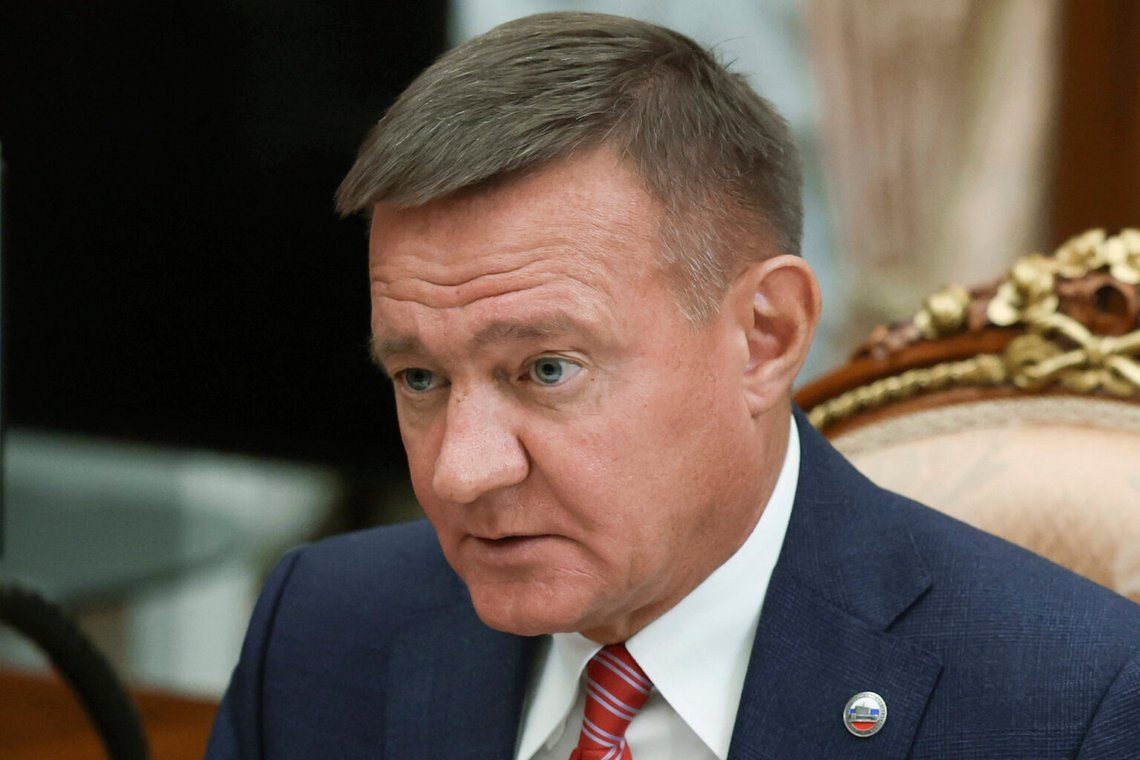 Transportminister Roman Starovoyt deltar i ett möte med Rysslands president Vladimir Putin i Kreml i Moskva, Ryssland, 30 januari 2025. Foto: Gavriil Grigorov/ Sputnik/ Kreml Pool Foto via AP Transportminister Roman Starovoyt deltar i ett möte med Rysslands president Vladimir Putin i Kreml i Moskva, Ryssland, 30 januari 2025. Foto: Gavriil Grigorov/ Sputnik/ Kreml Pool Foto via AP