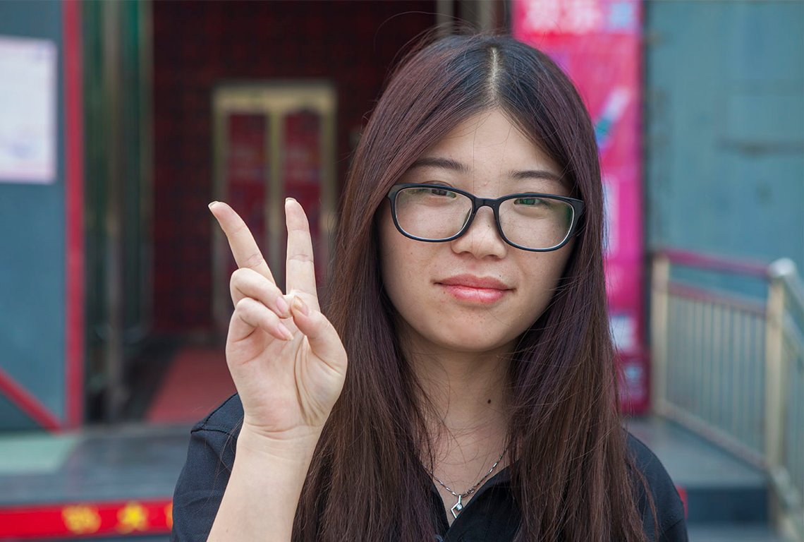 Kinesiska studenter är entusiastiska användare av DeepSeek. Foto: Arnt Jensvoll. Kinesiska studenter är entusiastiska användare av DeepSeek. Foto: Arnt Jensvoll.