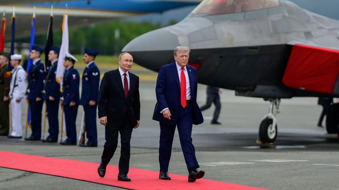 Trump och Putin i Anchorage, Alaska. Foto: Vita huset Trump och Putin i Anchorage, Alaska. Foto: Vita huset