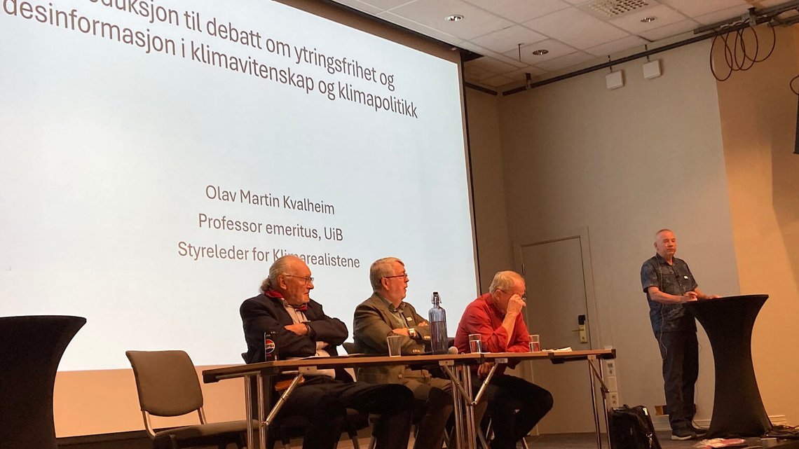 F.v. Mathias Dannevig‚ Tor Engeness, Arild Fridstrøm och Olav M. Kvalheim. F.v. Mathias Dannevig‚ Tor Engeness, Arild Fridstrøm och Olav M. Kvalheim.