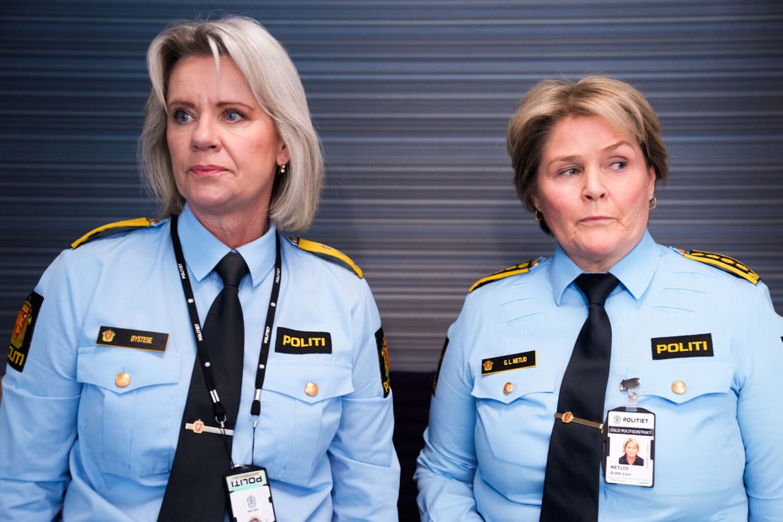 Oslopolischefen Ida Melbo Øystese (till vänster) och polisinspektör Grete Lien Metlid presenterar rapportstatistiken för 2024 för Oslo, Bærum och Asker vid polisens högkvarter i Oslo. Foto: Javad Parsa / NTB Oslopolischefen Ida Melbo Øystese (till vänster) och polisinspektör Grete Lien Metlid presenterar rapportstatistiken för 2024 för Oslo, Bærum och Asker vid polisens högkvarter i Oslo. Foto: Javad Parsa / NTB