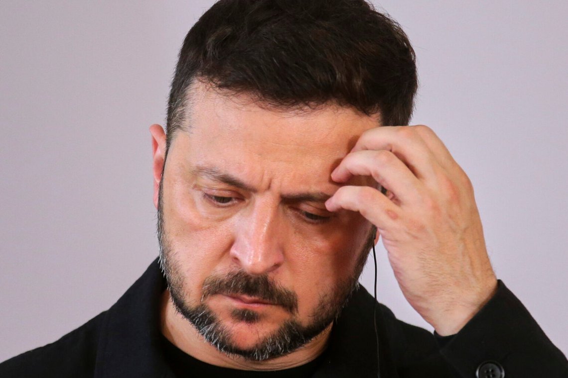 Ukrainas president Volodymyr Zelenskyj deltar i en presskonferens under sitt besök i Wien, Österrike, den 16 juni 2025. Foto: Heinz-Peter Bader/AP Photo Ukrainas president Volodymyr Zelenskyj deltar i en presskonferens under sitt besök i Wien, Österrike, den 16 juni 2025. Foto: Heinz-Peter Bader/AP Photo