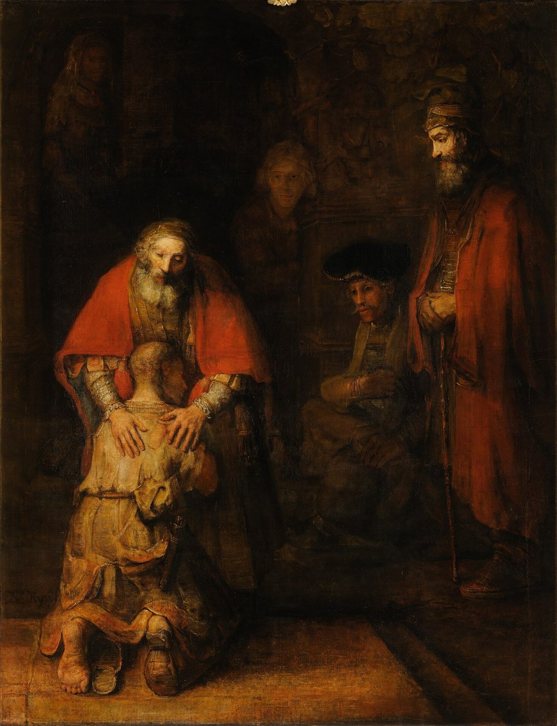 Rembrandt (1606–1669), ”Den förlorade sonen återvänder hem.” Eremitaget, Sankt Petersburg. Rembrandt (1606–1669), ”Den förlorade sonen återvänder hem.” Eremitaget, Sankt Petersburg.