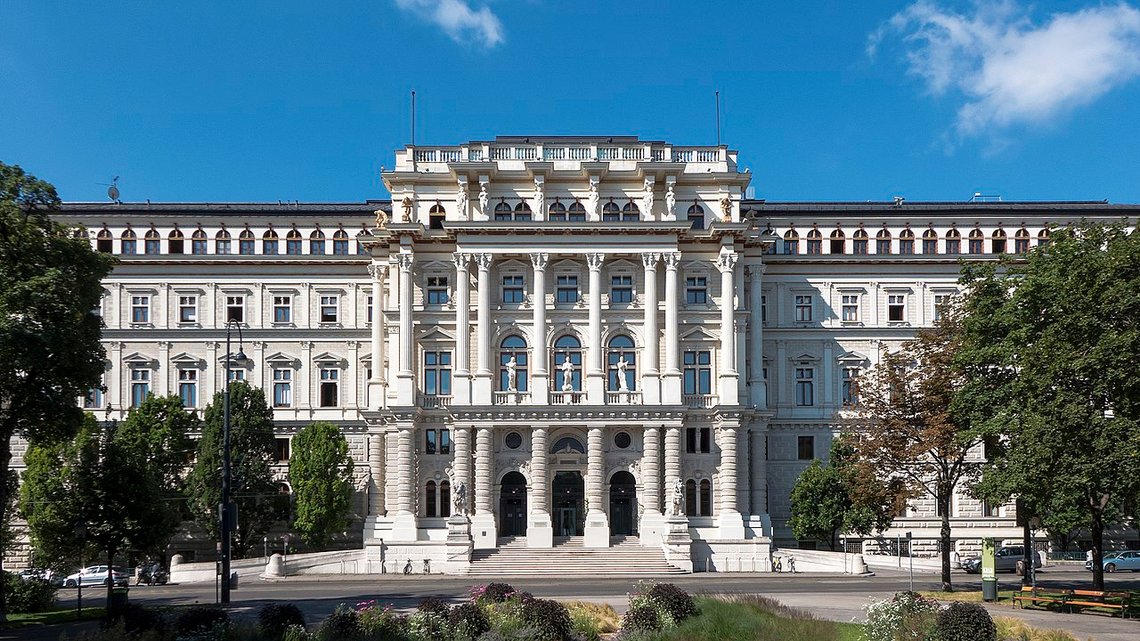 Landesgericht Wien ligger i Justitiepalatset i den österrikiska huvudstaden. Foto: Gugerell / Wikimedia Commons (cc0). Landesgericht Wien ligger i Justitiepalatset i den österrikiska huvudstaden. Foto: Gugerell / Wikimedia Commons (cc0).