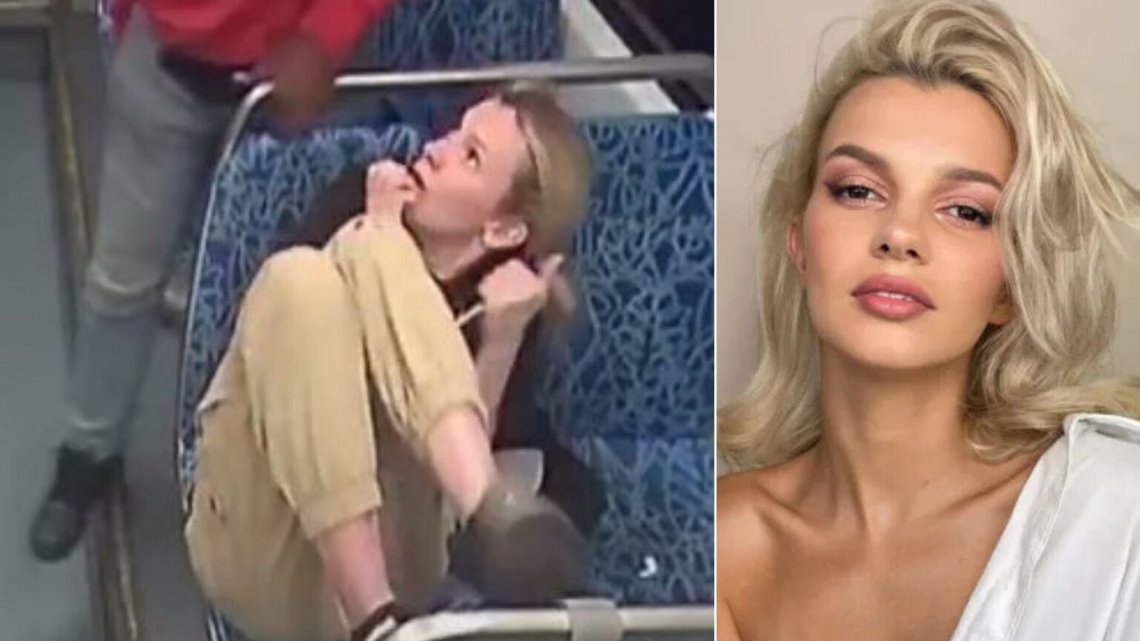 Nya bilder från övervakningskameror visar det brutala mordet på Iryna Zarutska. Foto: X Nya bilder från övervakningskameror visar det brutala mordet på Iryna Zarutska. Foto: X