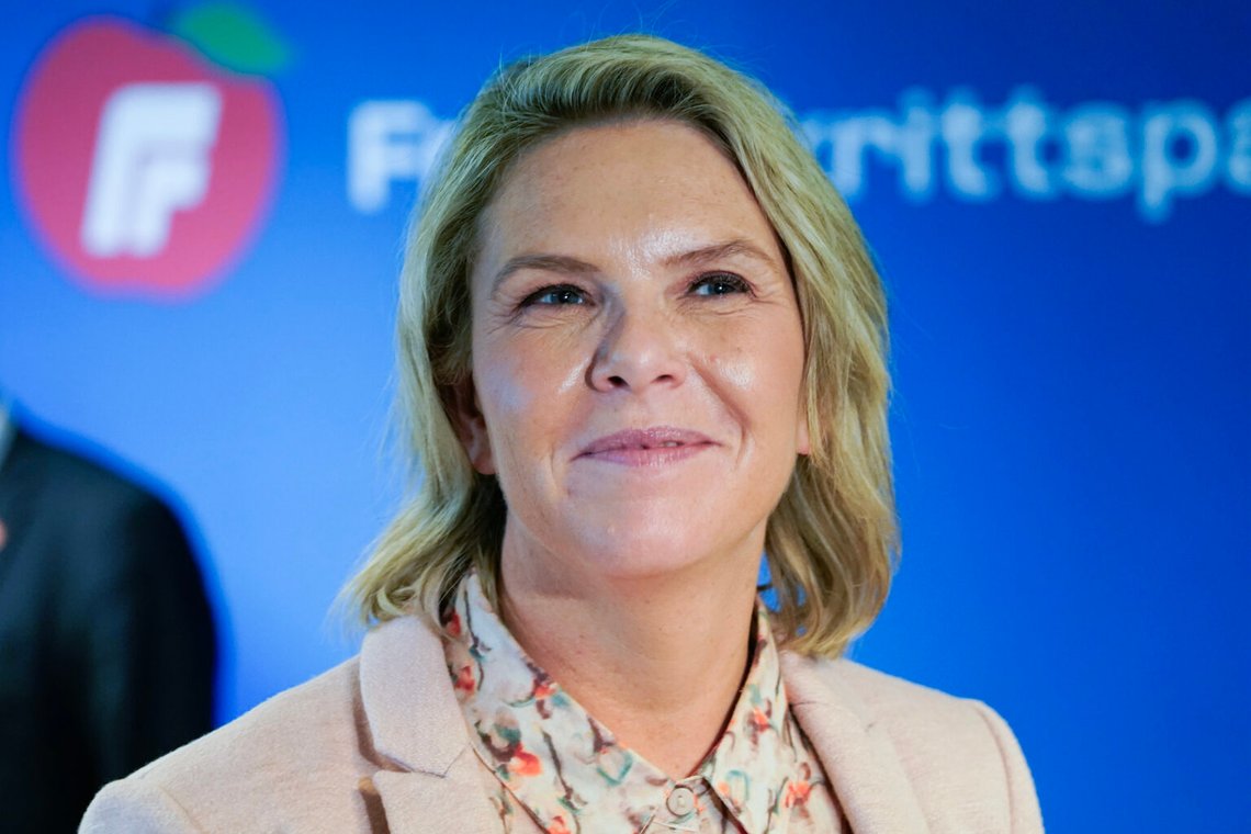 Oslo 20250911. Partiledare Sylvi Listhaug inför partistyrelsemötet i Fremskrittspartiet. Foto: Gorm Kallestad / NTB Oslo 20250911. Partiledare Sylvi Listhaug inför partistyrelsemötet i Fremskrittspartiet. Foto: Gorm Kallestad / NTB