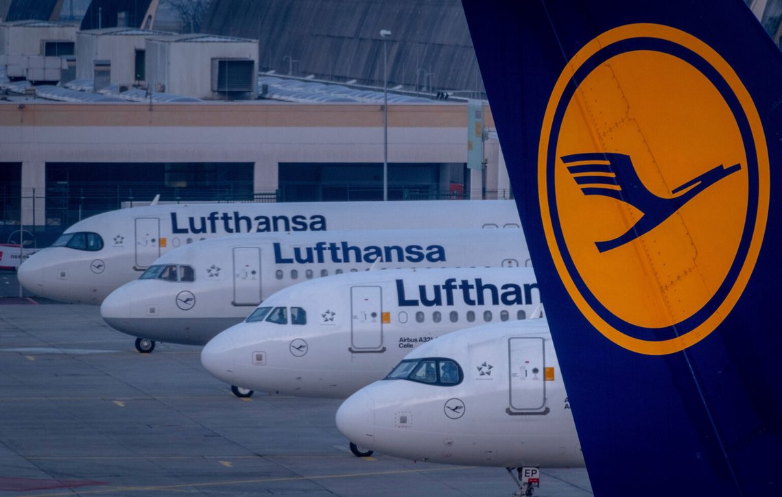 Lufthansas flygplan parkeras på flygplatsen i Frankfurt, Tyskland, torsdagen den 7 mars 2024. Foto: Michael Probst/AP Photo Lufthansas flygplan parkeras på flygplatsen i Frankfurt, Tyskland, torsdagen den 7 mars 2024. Foto: Michael Probst/AP Photo