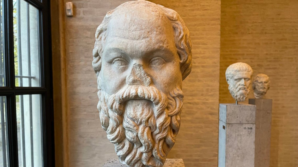 Sokrates, Glyptoteket, München. Foto: Document. Sokrates, Glyptoteket, München. Foto: Document.