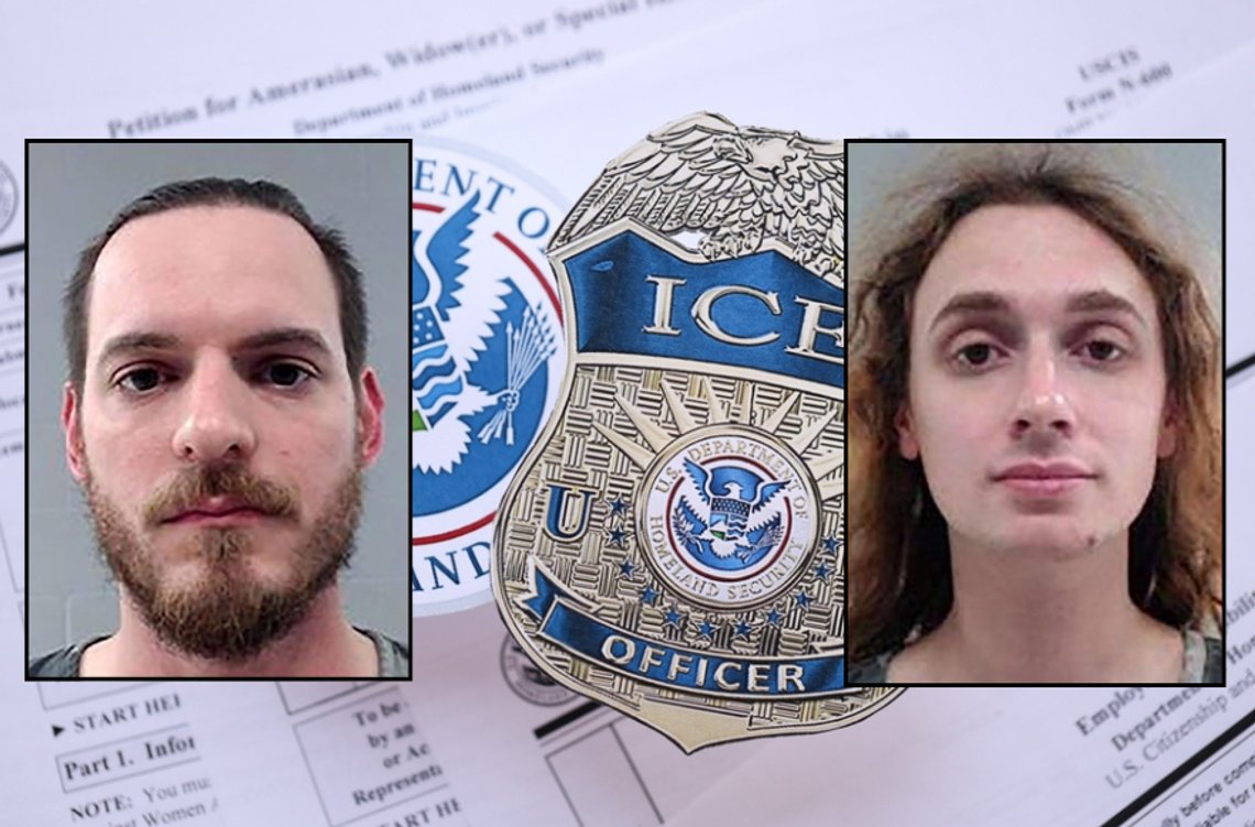 Huvudbild: Shutterstock. Infällda bilder: Polisfoton på Zachary Evetts, vänster, och Cameron Arnold, höger, Johnson County Sheriff's Office. Huvudbild: Shutterstock. Infällda bilder: Polisfoton på Zachary Evetts, vänster, och Cameron Arnold, höger, Johnson County Sheriff's Office.