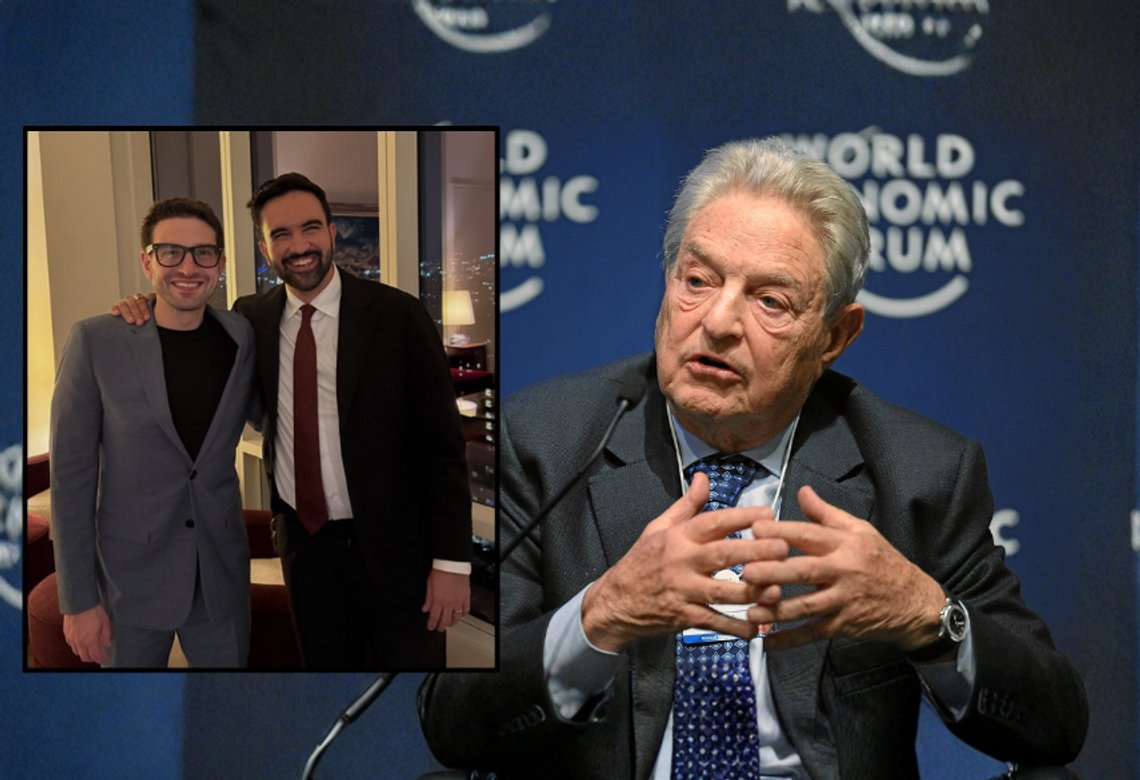 George Soros, ordförande för Soros Fund Management, USA, fotograferad under sessionen ”Redesigning the International Monetary System: A Davos Debate” vid World Economic Forums årsmöte 2011 i Davos, Schweiz. Foto: Wikimedia. Infälld bild: Alex Soros och Zohran Mamdani, skärmdump X. George Soros, ordförande för Soros Fund Management, USA, fotograferad under sessionen ”Redesigning the International Monetary System: A Davos Debate” vid World Economic Forums årsmöte 2011 i Davos, Schweiz. Foto: Wikimedia. Infälld bild: Alex Soros och Zohran Mamdani, skärmdump X.