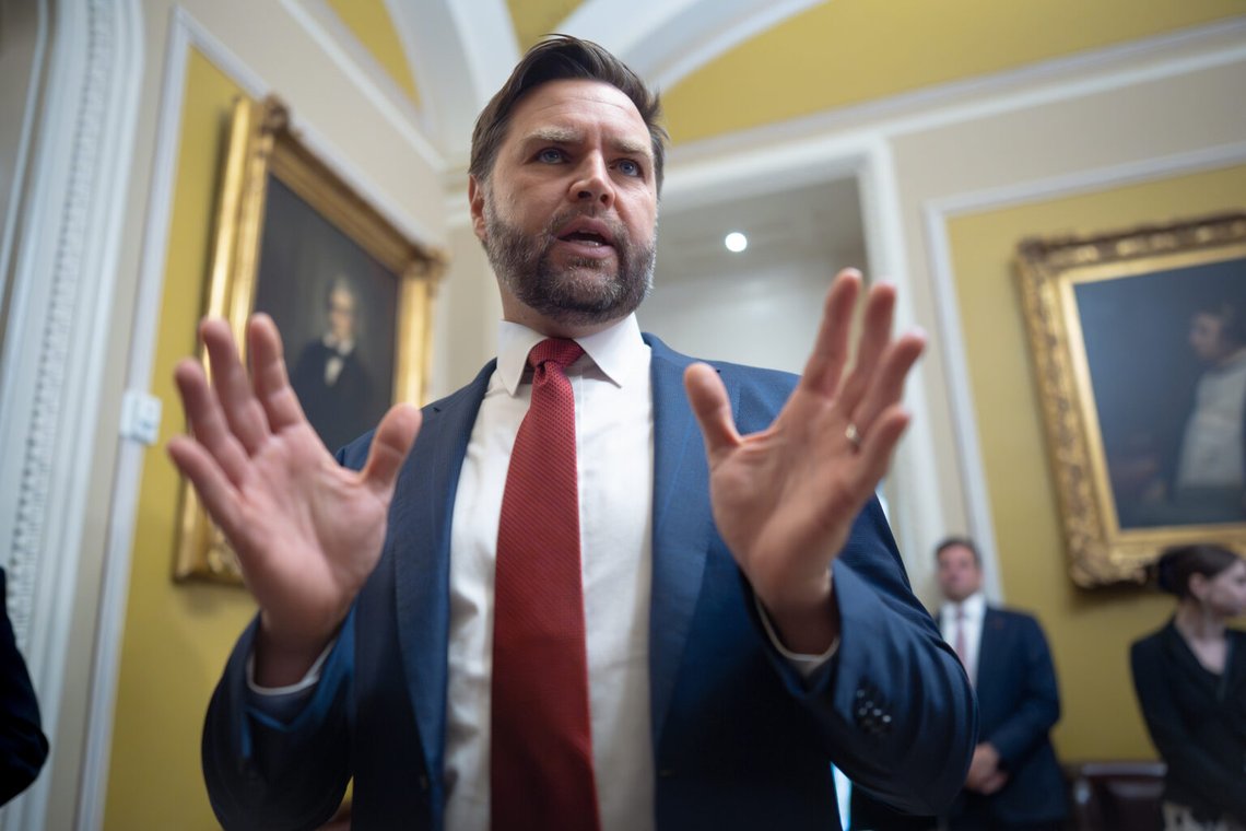 USA:s vicepresident J.D. Vance. Foto: J. cott Applewhite / AP / NTB USA:s vicepresident J.D. Vance. Foto: J. cott Applewhite / AP / NTB