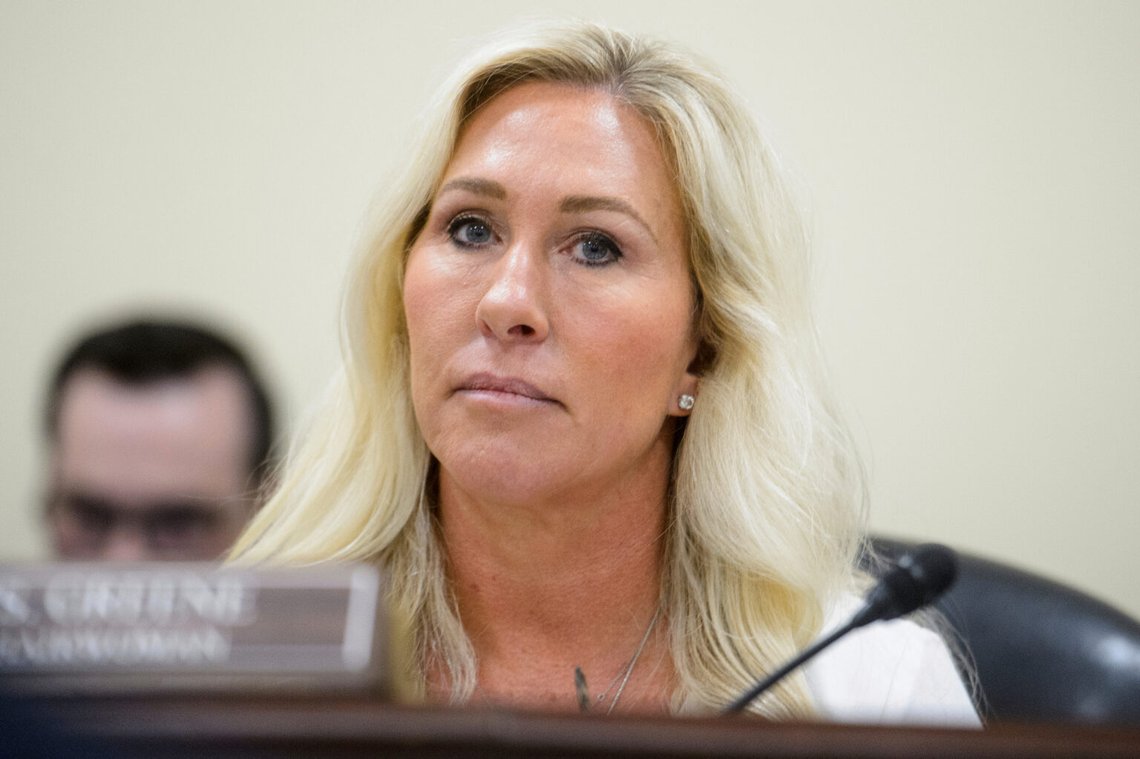 Marjorie Taylor-Greene har inte längre Trumps stöd. Foto: Rod Lamkey, Jr., AP / NTB Marjorie Taylor-Greene har inte längre Trumps stöd. Foto: Rod Lamkey, Jr., AP / NTB