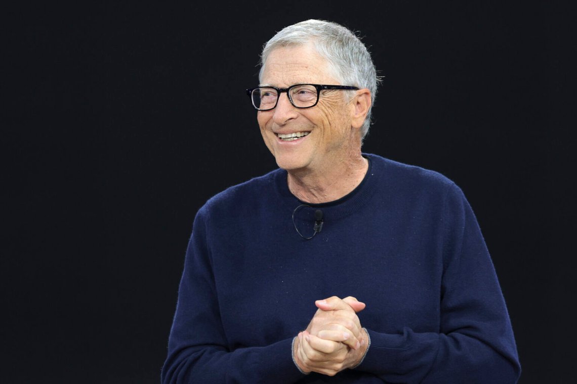 Microsofts medgrundare och tidigare VD Bill Gates talar under ett 50-årsjubileumsfirande på Microsofts huvudkontor den 4 april 2025 i Redmond, Washington. Foto: Jason Redmond/AP Photo Microsofts medgrundare och tidigare VD Bill Gates talar under ett 50-årsjubileumsfirande på Microsofts huvudkontor den 4 april 2025 i Redmond, Washington. Foto: Jason Redmond/AP Photo