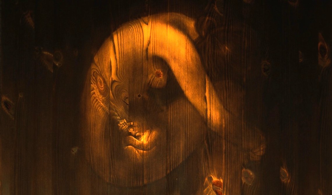 Ferdinand Wyller, "Madonna", pyrografi. Ferdinand Wyller, "Madonna", pyrografi.