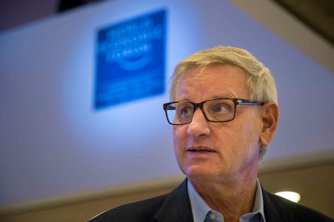 Carl Bildt på kongresscentret under World Economic Forum i Davos, Schweiz. Foto: Heiko Junge / NTB Carl Bildt på kongresscentret under World Economic Forum i Davos, Schweiz. Foto: Heiko Junge / NTB