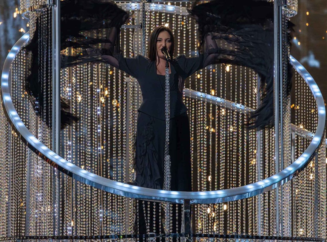 Yuval Raphael representerade Israel i Eurovision 2025 i Basel, Schweiz. Foto: Quejaytee CC BY 4.0 Yuval Raphael representerade Israel i Eurovision 2025 i Basel, Schweiz. Foto: Quejaytee CC BY 4.0