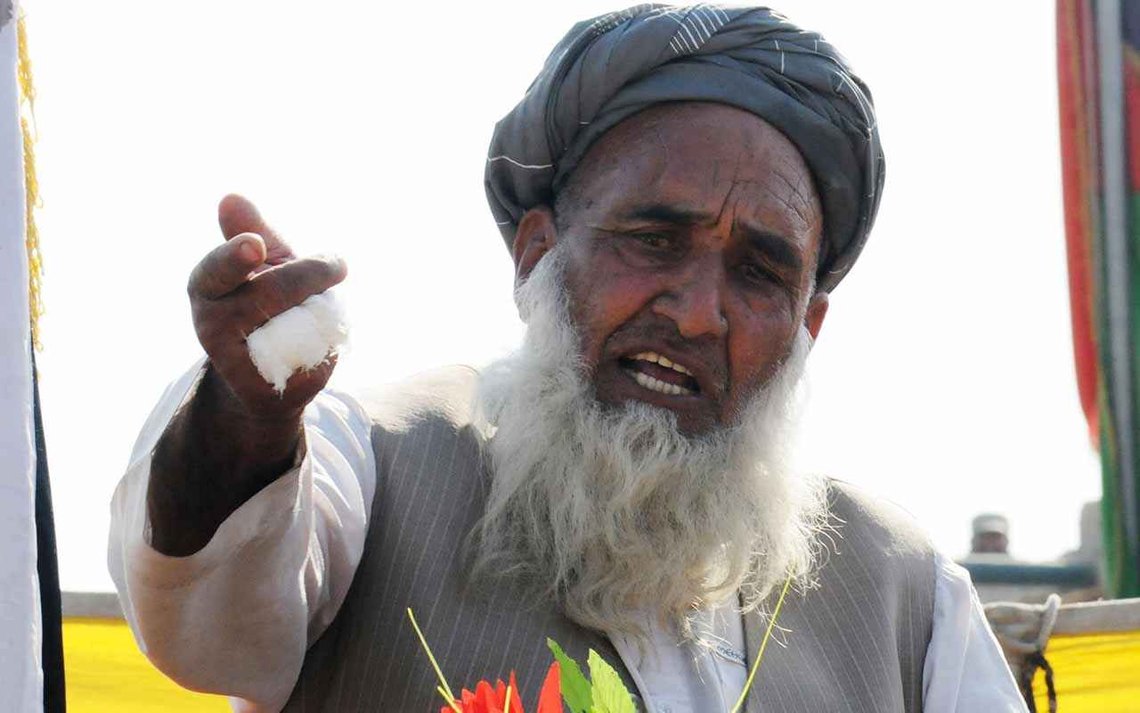 Afghansk klanledare med korrekt islamiskt skägg. Foto: Sgt. Tracy Smith Afghansk klanledare med korrekt islamiskt skägg. Foto: Sgt. Tracy Smith