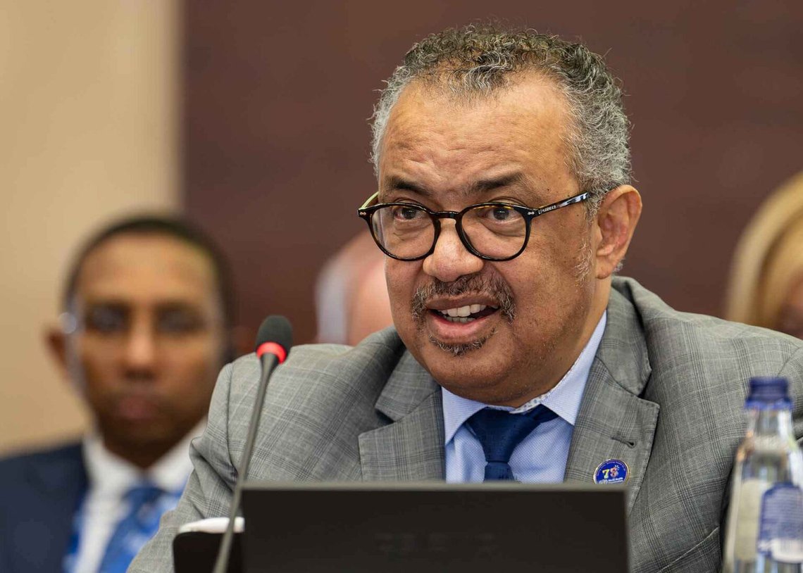 Tedros Adhanom Ghebreyesus anser att hela världen förlorar om USA inte längre vill vara en del av WHO. I vilket fall som helst förlorar de amerikanernas generösa bidrag till organisationen. Foto: belgium24.eu CC BY 2.0 Tedros Adhanom Ghebreyesus anser att hela världen förlorar om USA inte längre vill vara en del av WHO. I vilket fall som helst förlorar de amerikanernas generösa bidrag till organisationen. Foto: belgium24.eu CC BY 2.0