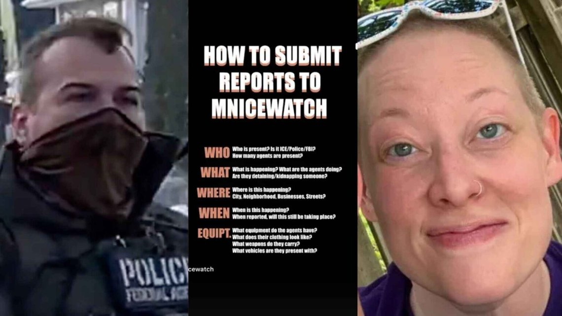 Renee Nicole Good (höger) sköts och dödades av ICE-agenten Jonathan Ross (vänster). Här är fyra brutala fakta om bakgrunden till fallet. Foto: Skärmdumpar X Renee Nicole Good (höger) sköts och dödades av ICE-agenten Jonathan Ross (vänster). Här är fyra brutala fakta om bakgrunden till fallet. Foto: Skärmdumpar X