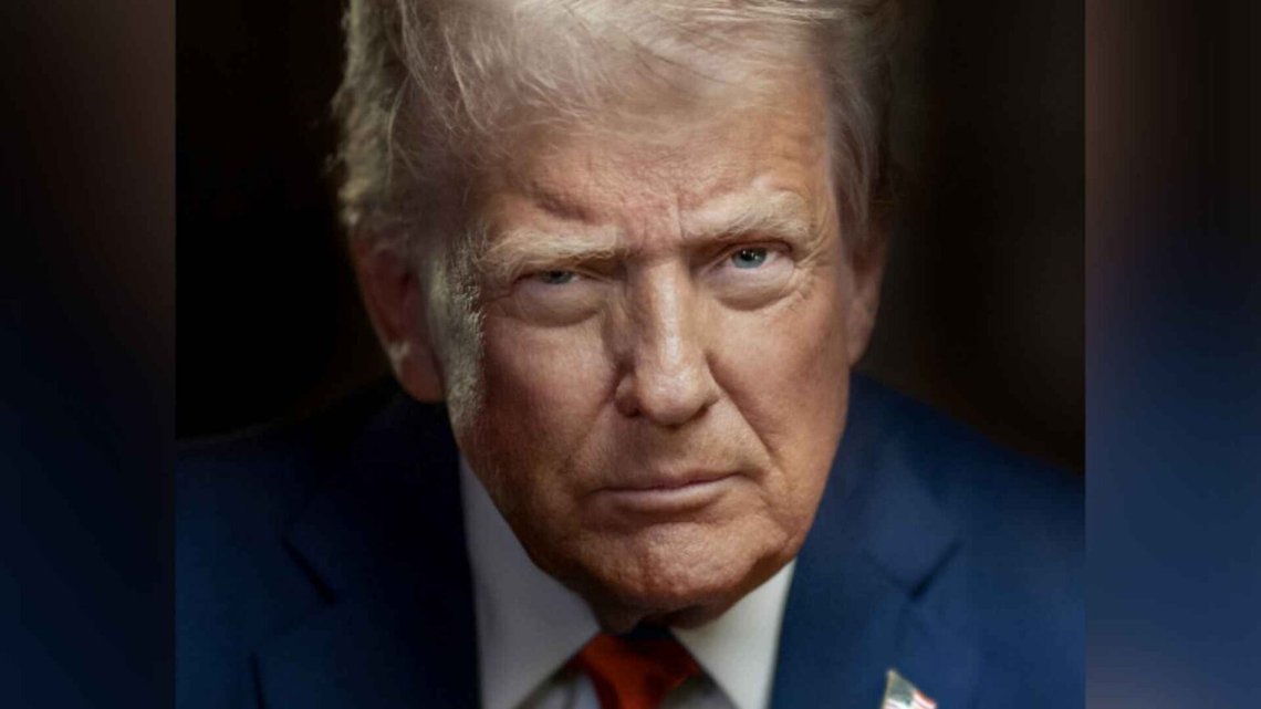 Det officiella fotot av USA:s 45:e och 47:e president. Det officiella fotot av USA:s 45:e och 47:e president.