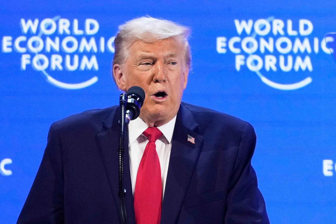 President Donald Trump i Davos: Foto: AP / NTB President Donald Trump i Davos: Foto: AP / NTB