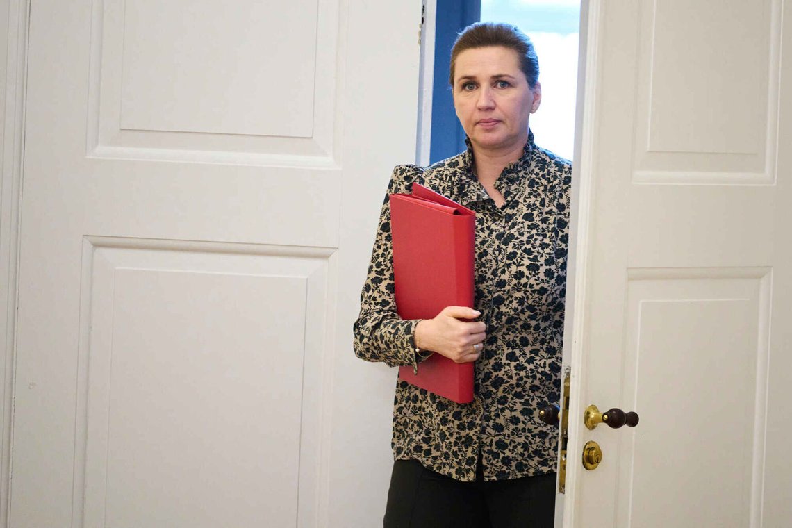 Danmarks statsminister Mette Frederiksen efter ett möte i den utrikespolitiska kommittén på Christiansborg i Köpenhamn, Danmark, tisdagen den 20 januari 2026./ Foto: Thomas Traasdahl/ Ritzau Scanpix via AP Danmarks statsminister Mette Frederiksen efter ett möte i den utrikespolitiska kommittén på Christiansborg i Köpenhamn, Danmark, tisdagen den 20 januari 2026./ Foto: Thomas Traasdahl/ Ritzau Scanpix via AP