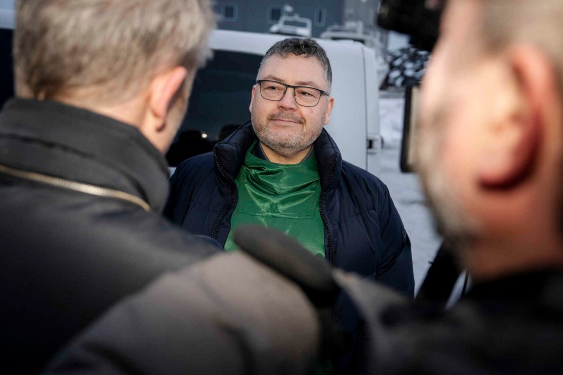Pele Broberg från Naleraq-partiet. Foto: Mads Claus Rasmussen/Ritzau Scanpix Pele Broberg från Naleraq-partiet. Foto: Mads Claus Rasmussen/Ritzau Scanpix