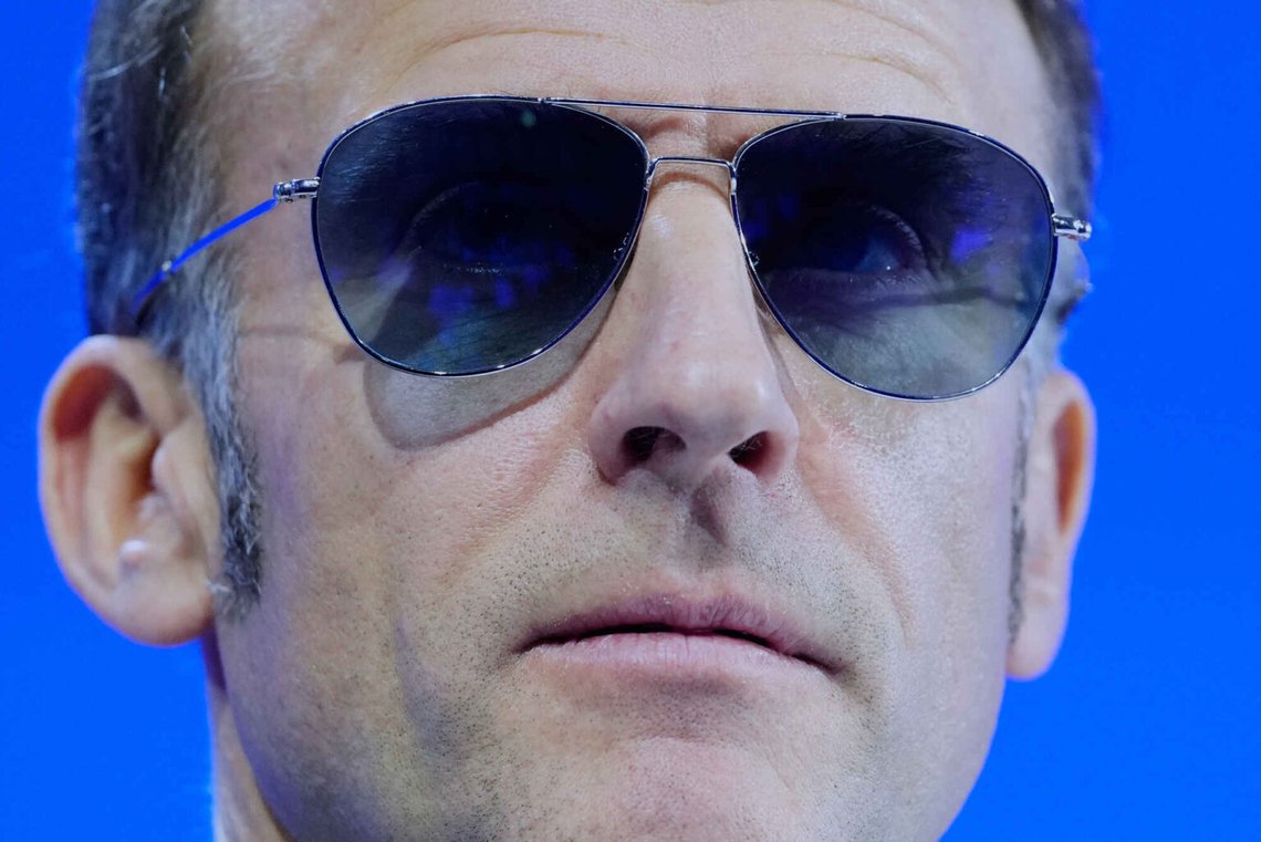 French President Emmanuel Macron is seen during the Annual Meeting of the World Economic Forum in Davos, Switzerland, Tuesday, Jan. 20, 2026. Photo: Markus Schreiber/ AP Photo French President Emmanuel Macron is seen during the Annual Meeting of the World Economic Forum in Davos, Switzerland, Tuesday, Jan. 20, 2026. Photo: Markus Schreiber/ AP Photo