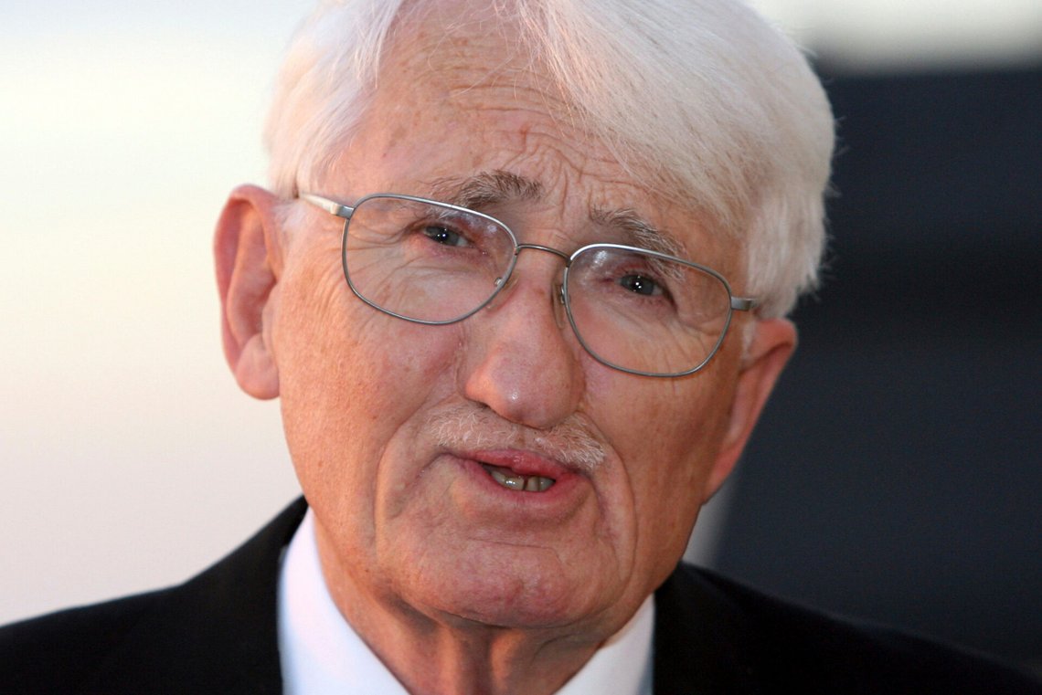 FILE - In this Nov. 7, 2006 photo German philosopher Juergen Habermas is seen in Koenigswinter near Bonn, Germany. (AP Photo/Hermann J. Knippertz, File) FILE - In this Nov. 7, 2006 photo German philosopher Juergen Habermas is seen in Koenigswinter near Bonn, Germany. (AP Photo/Hermann J. Knippertz, File)