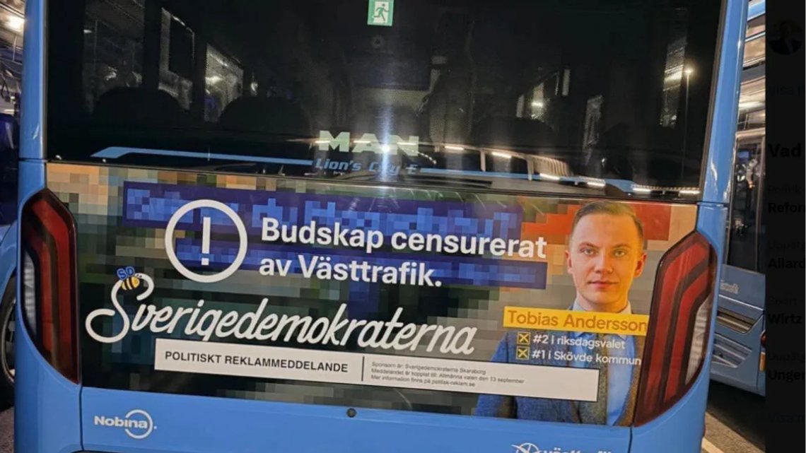 SD slår tillbaka. Foto: Skärmdump X SD slår tillbaka. Foto: Skärmdump X