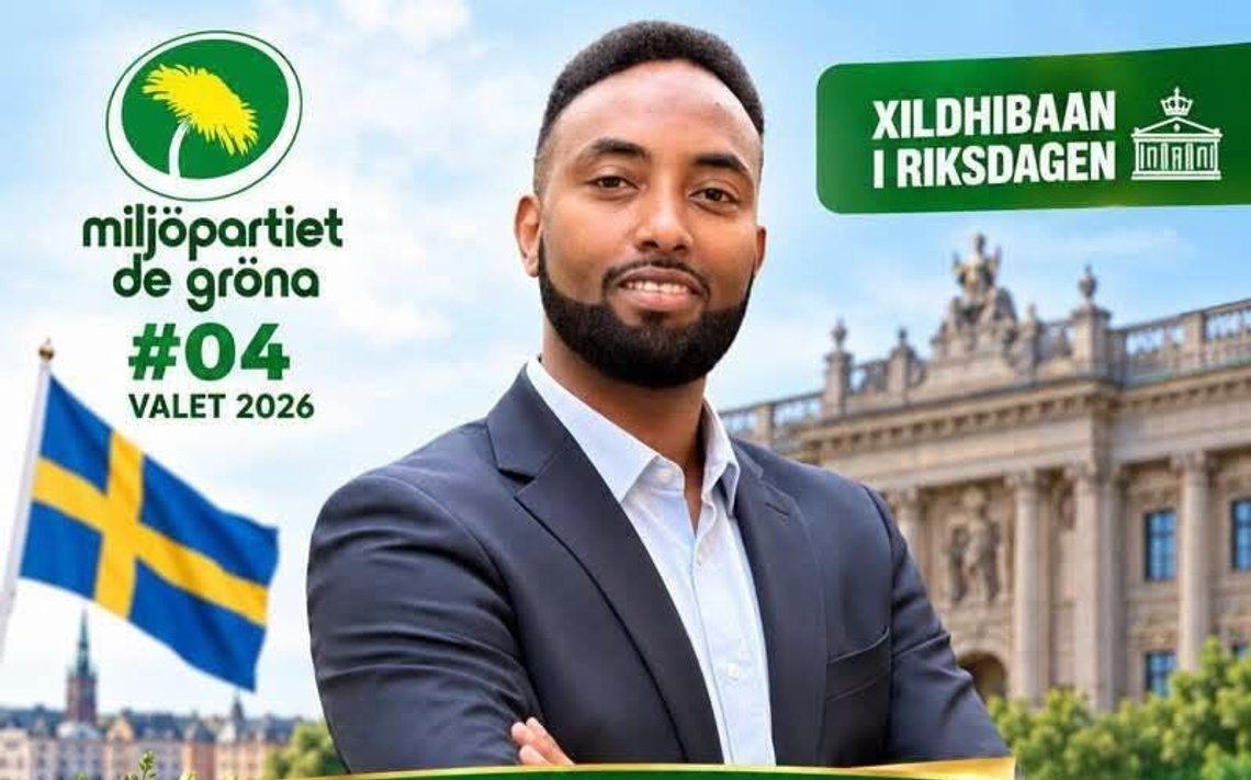 Mohamed Abdukani samlade den somaliska gruppen i Södermanland - och petade Miljöpartiets energipolitiske talesperson ur riksdagen. Foto: Skärmdump Facebook Mohamed Abdukani samlade den somaliska gruppen i Södermanland - och petade Miljöpartiets energipolitiske talesperson ur riksdagen. Foto: Skärmdump Facebook